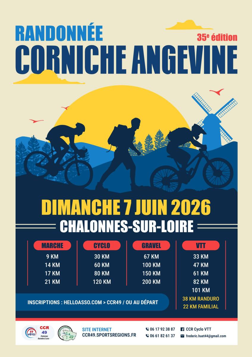 Rando Corniche Angevine 2026